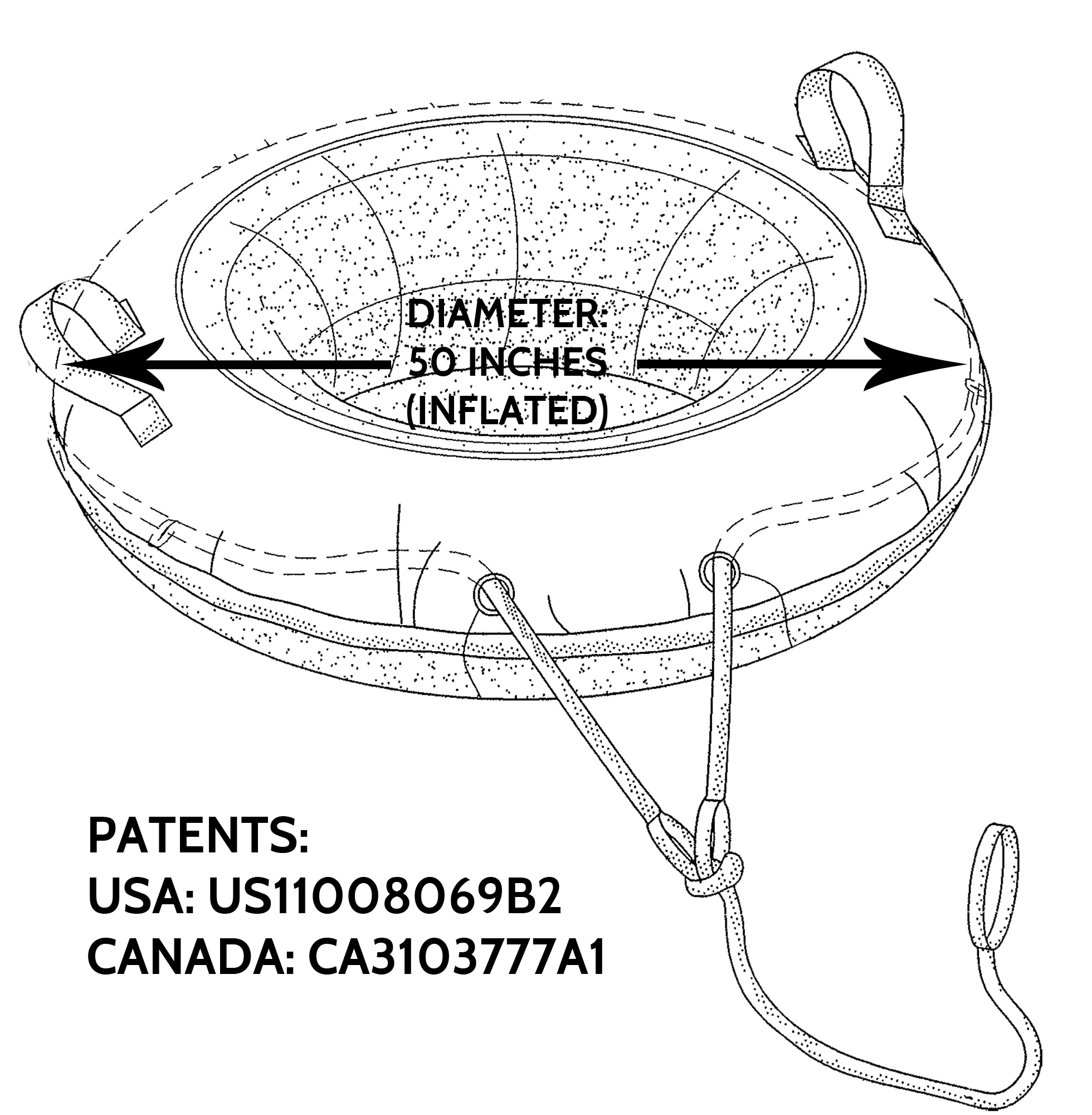 Bradley Deluxe Snow Tube | 60