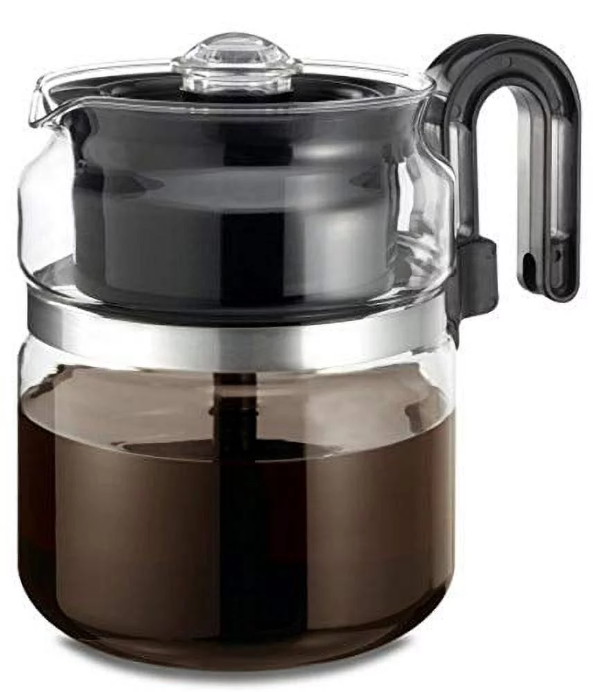 Stovetop Percolator Coffee Pot, Glass, 8 cup (40 oz) ?