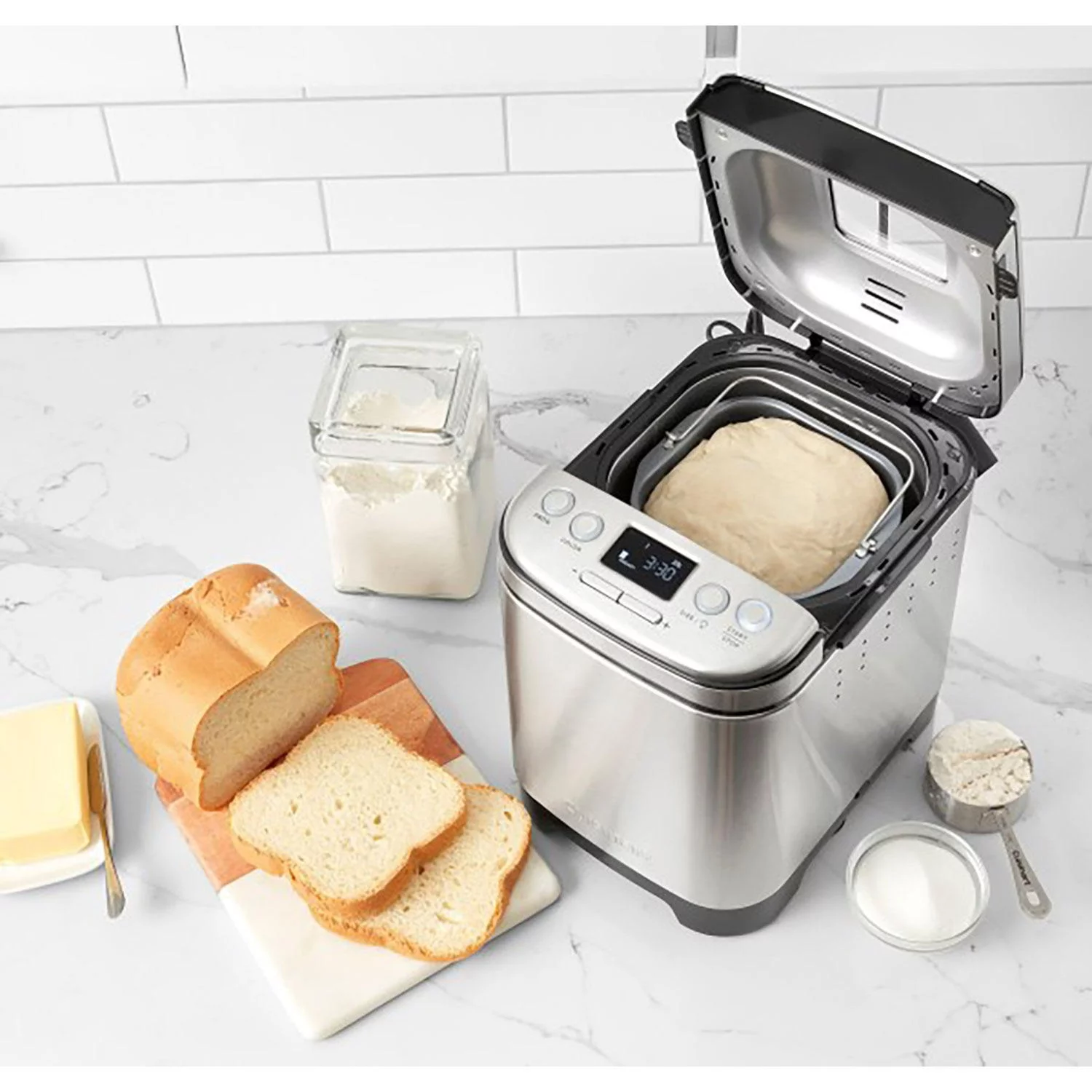 Cuisinart Compact Stainless Steel Automatic Bread Maker