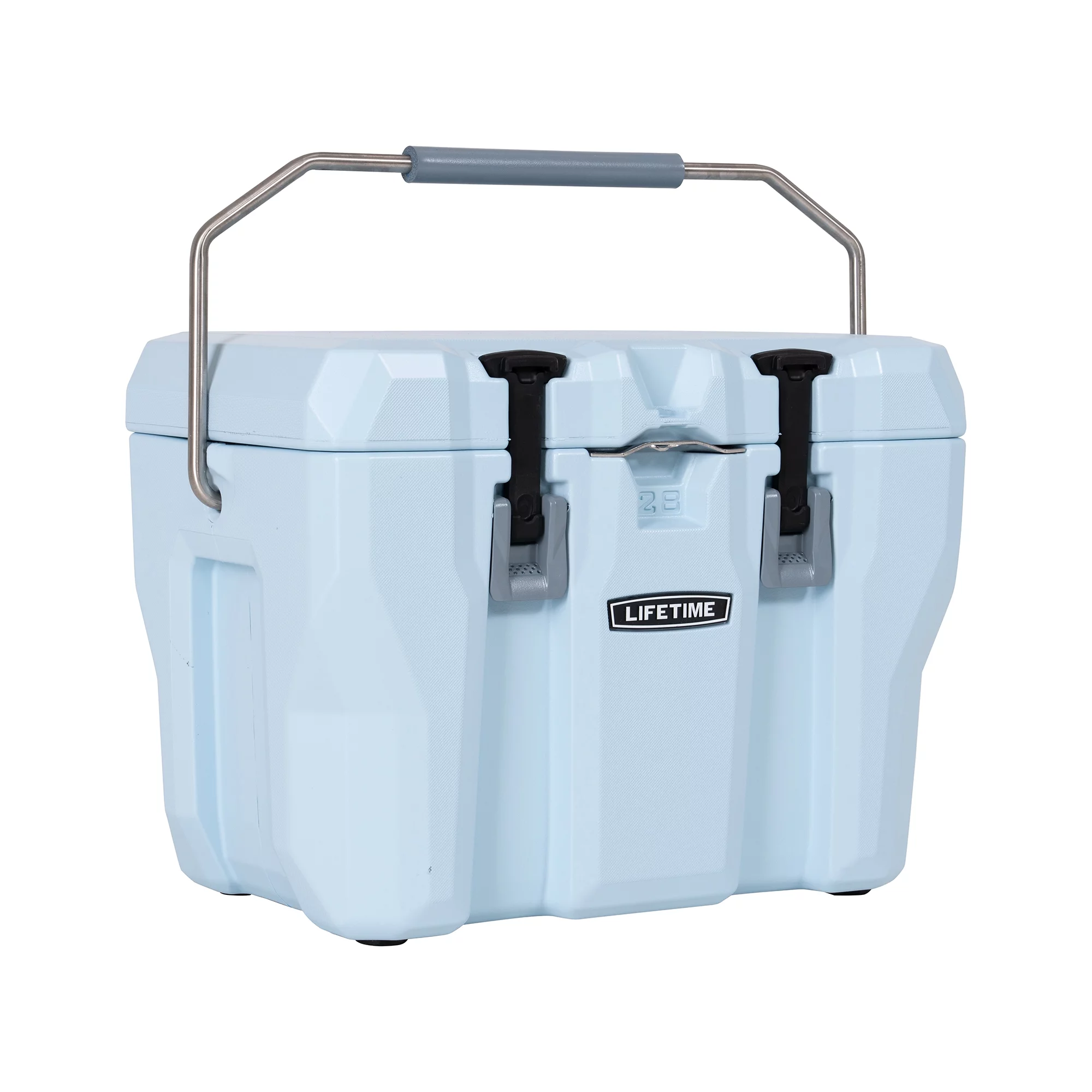 Lifetime 28 Quart High Performance Polyethylene Cooler, Sky Blue (91020) - Radiant Selections