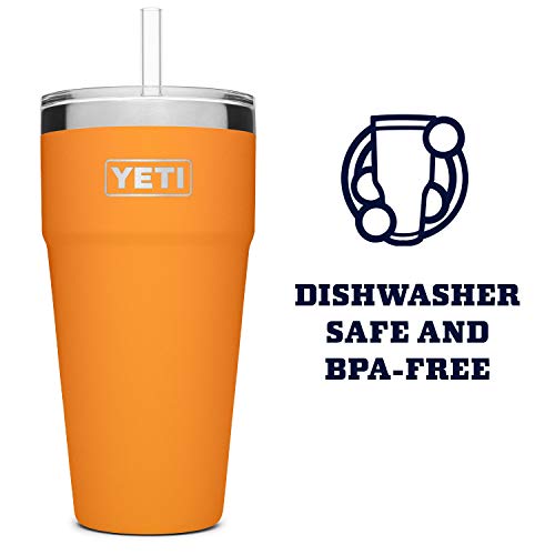 YETI Rambler 26 oz Straw Cup, Vacuum Insulated, Stainless Steel with Straw Lid