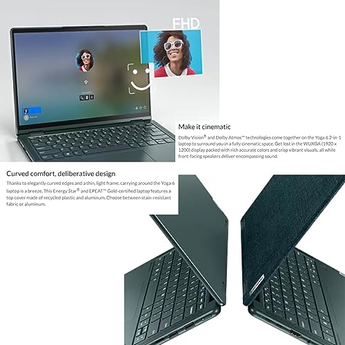 Lenovo Yoga 6 2-in-1 Convertible Touchscreen Laptop, 13.3