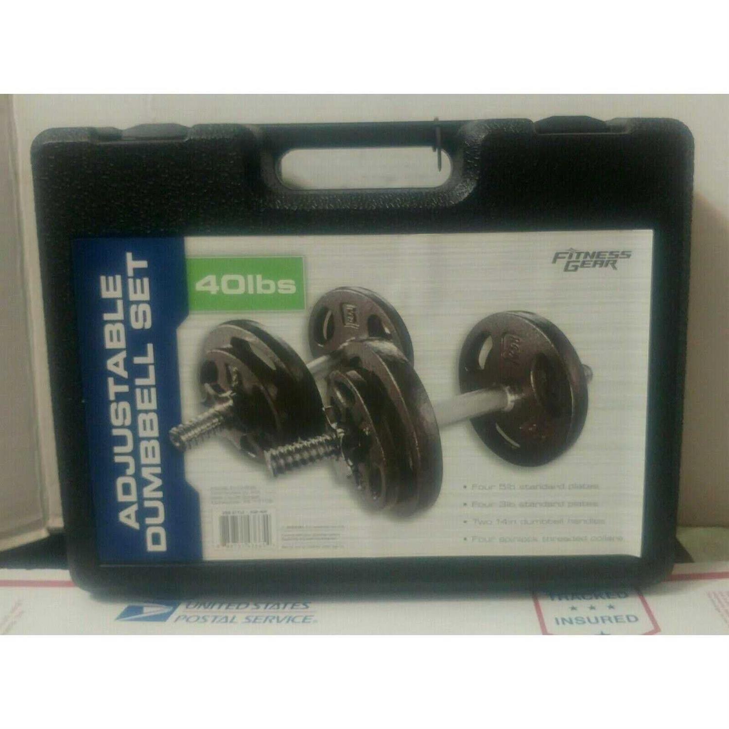 Fitness Gear Adjustable Dumbbell Set - Sports Supplies Online Store