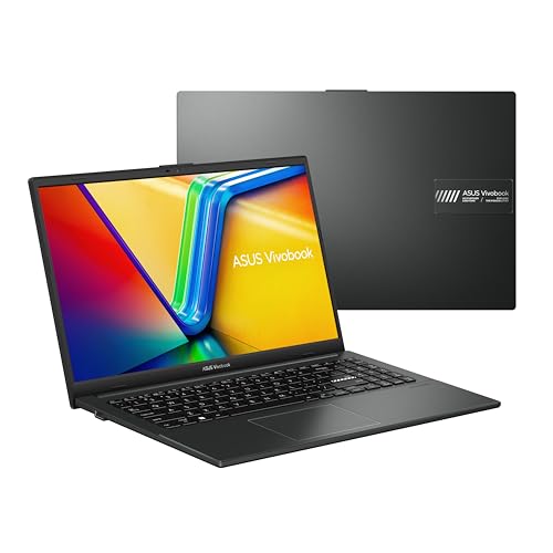 ASUS Vivobook Go 15.6” FHD Slim Laptop, AMD Ryzen 3 7320U Quad Core Processor, 8GB DDR5 RAM, 128GB SSD, Windows 11 Home, Fast Charging, Webcam Sheild, Military Grade Durability, Black, E1504FA-AS33