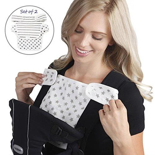 Baby Preferred® 2-in-1 Drool and Teething Bibs for Infantino Flip 4-in-1 Carrier Ergonomic, Convertible, Face-in and Face-Out, Front and Back Carry (Carrier not Included)