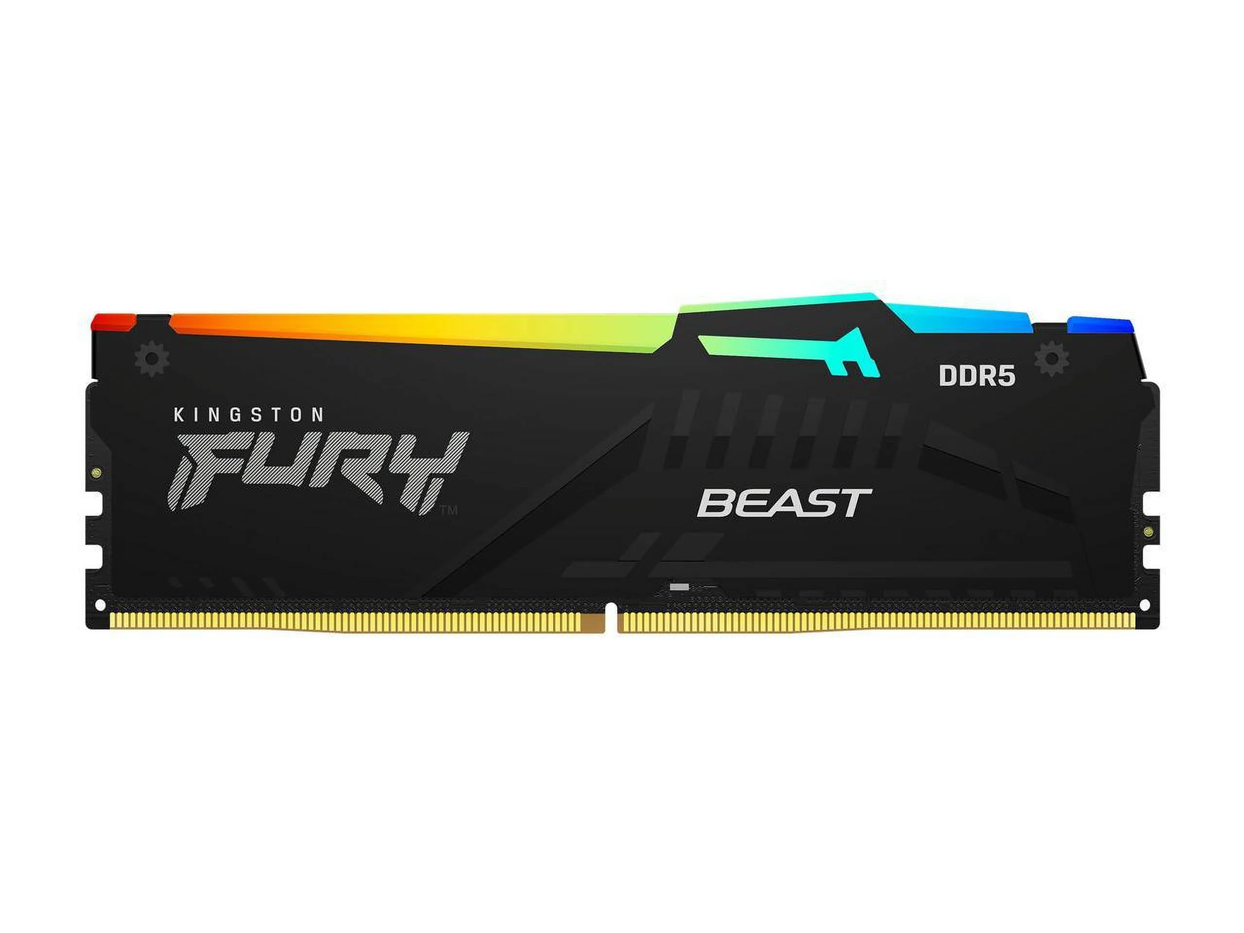 Kingston FURY Beast RGB 32GB (2 x 16GB) 288-Pin PC RAM DDR5 6000 (PC5 48000) Memory (Desktop Memory) Model KF560C40BBAK2-32