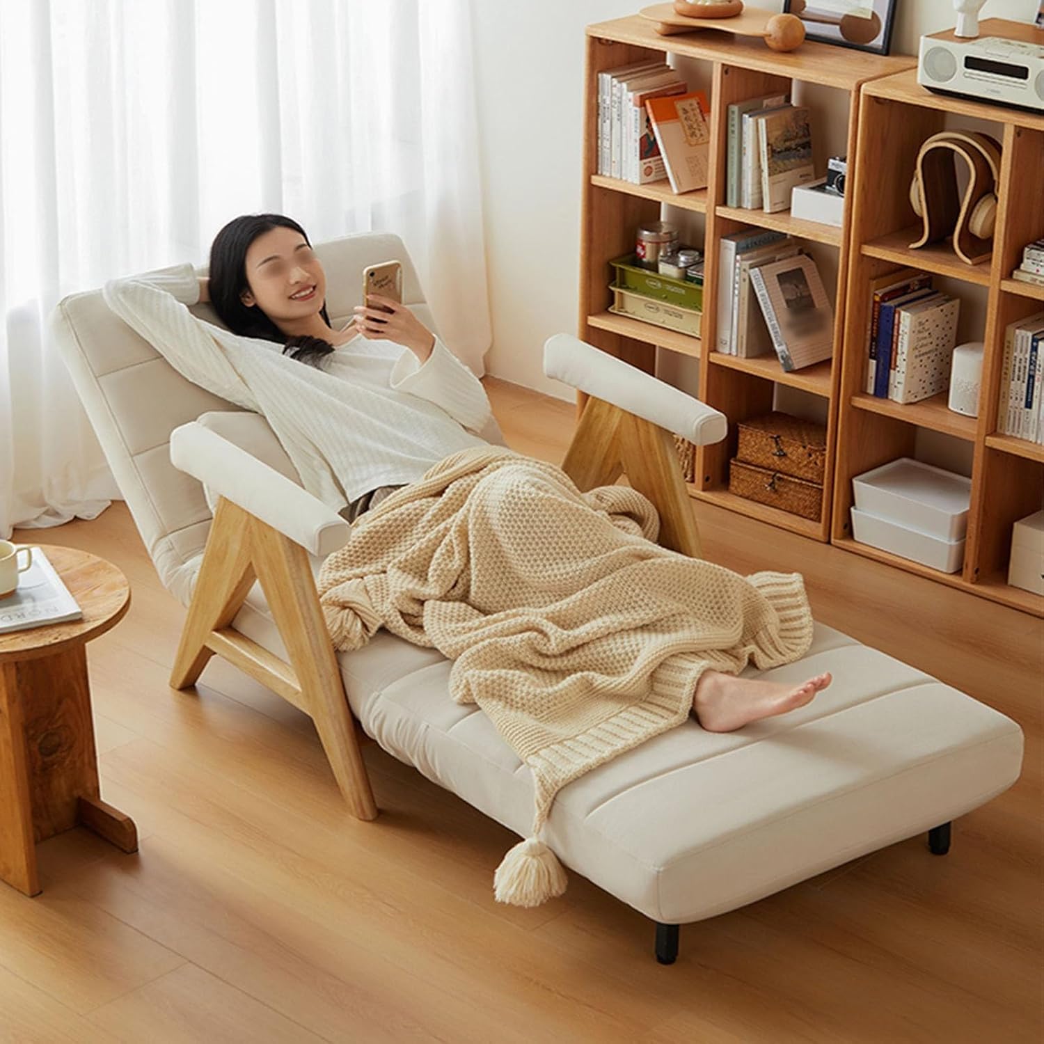 WALDOR Sofa Bed Couch, Convertible Sofa Bed, Multi-Functional Sleeper Chair Bed, Reclining Sofa Bed for Apartment, Dorm,Foldable Sofa Bed for Space Saving (Color : Green)