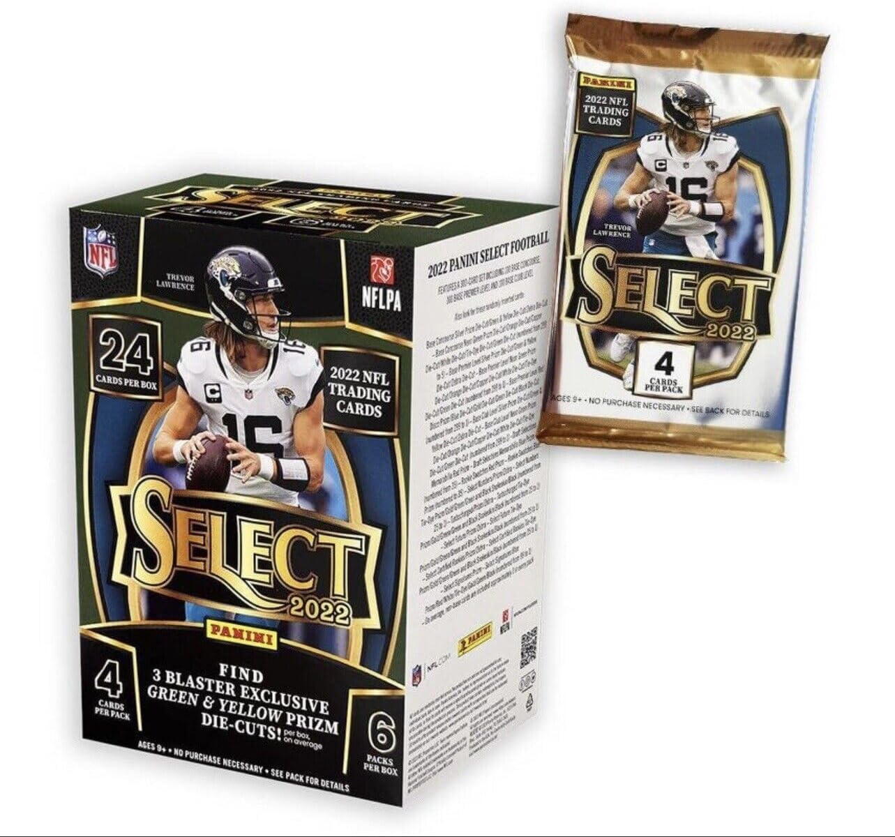 2022 Panini Select Football Trading Card Blaster Box