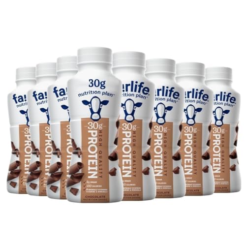FairIife Nutrition Plan - Chocolate High Protein Shake - 30g protein (8 Pack)