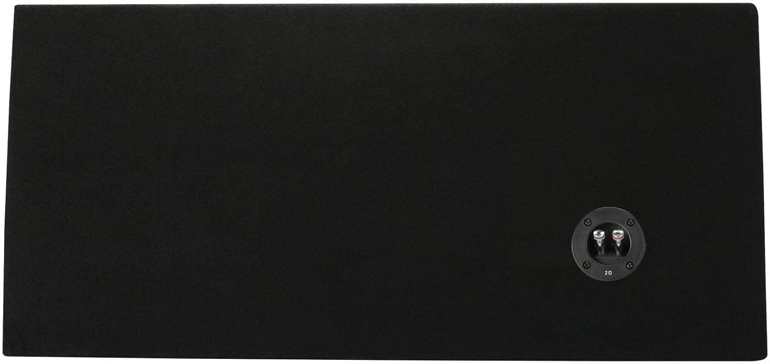 MTX 12-Inch 1200-Watt Car Audio Dual Loaded Subwoofer Box Enclosure with Venting System (2 Pack)