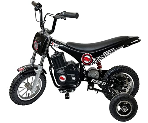 Burromax TT250 Electric Dirt Bike for Kids, 250w 24v 7ah, 2 Speeds, 14 Mph, Up to 150lb Rider, Off-Road Electric Mini Bike
