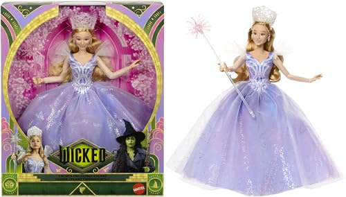 Mattel Universal Pictures’ Wicked: for Good Deluxe Glinda Fashion Doll with Removable Outfit & 3 Accessories, Inspired by The Movie