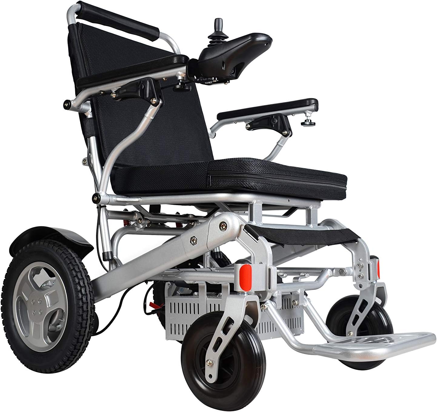 Deluxe All Terrain Electric Wheelchairs Foldable Lightweight Premium Electric Wheelchair, Portable, Compact, 500W Powerful Motors Airline Approved Folding Motorized Wheelchair