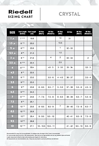 Riedell Skates - Crystal Adult Ice Skates - Competitive Figure Ice Skates with Stainless Steel Vesta Blade
