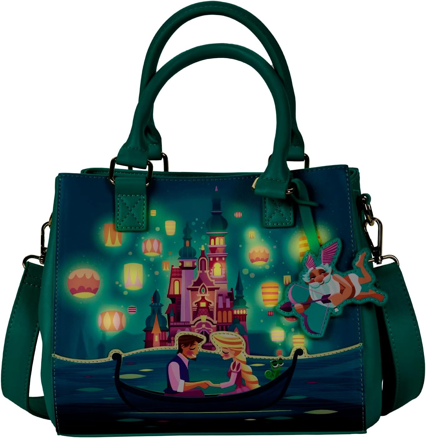 Loungefly Disney Tangled Princess Castle Crossbody Bag