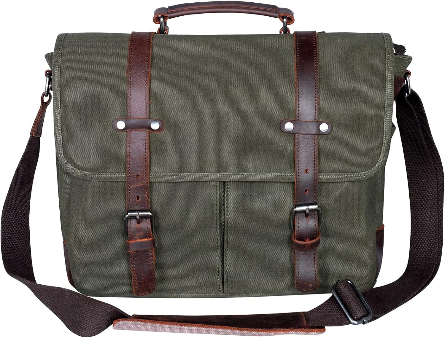 Messenger Bag for Men, Briefcases Lightweight Men's Laptop Bag 15.6 inch Water Resistant Crossbody School Satchel Bags
