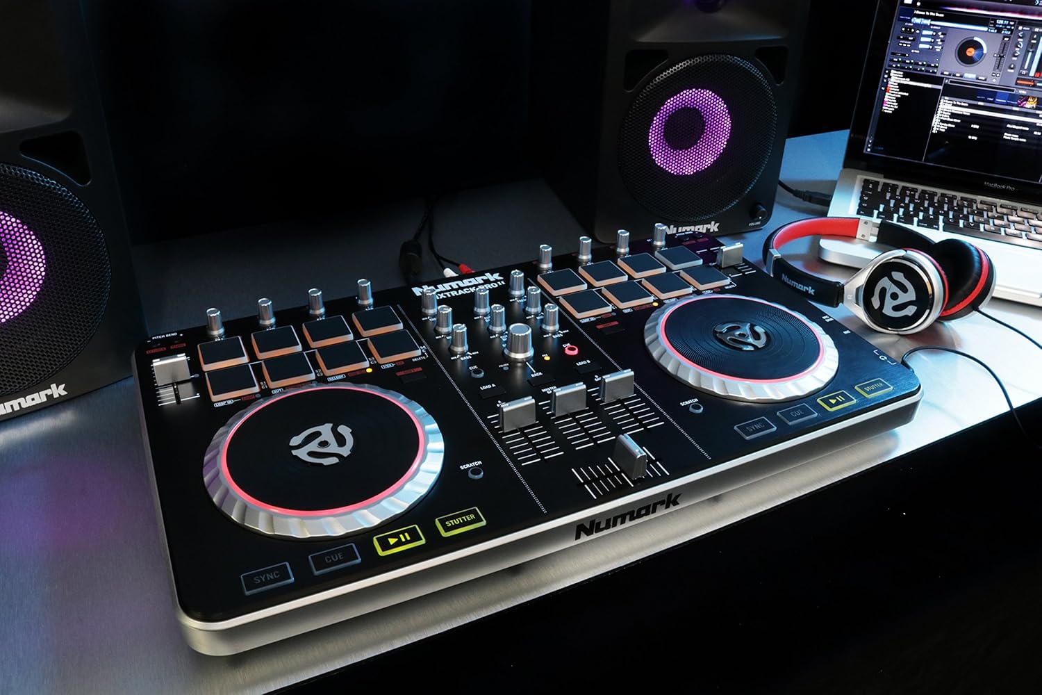 Numark Mixtrack Pro II USB DJ Controller with Integrated Audio Interface and Trigger Pads