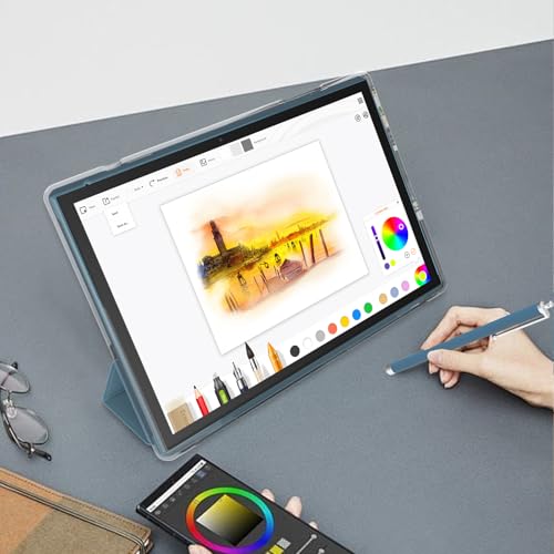 Tablet 10 Inch Android Tablet, 2 in 1 Tablets, Include Keyboard Mouse Case Stylus, 64GB ROM+8GB RAM 1TB expandable 2MP+8MP Dual cameras, 5G WIFI-6 Bluetooth 6000mAh Battery 10.1