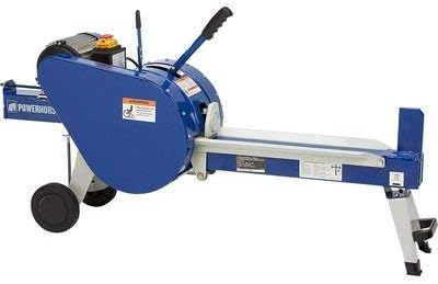 Powerhorse Horizontal Double Flywheel Kinetic Electric Log Splitter - 7-Ton, 15 Amp, 120V Motor