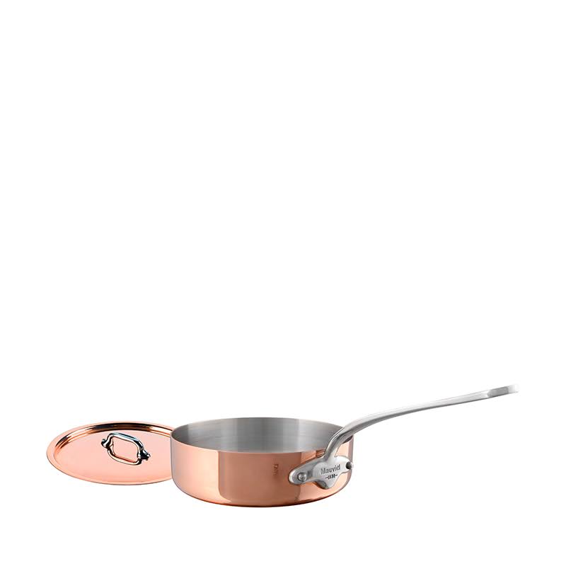 Mauviel M&heritage 150s 5.8-Quart Copper Saute Pan