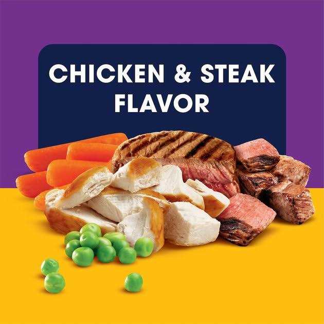 Pedigree Tender Bites Adult Dry Dog Food Chicken and Steak - Pet Supplies online store