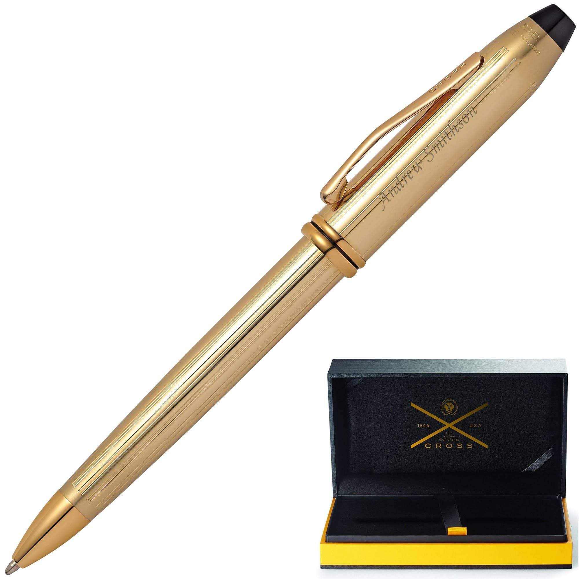 Cross Townsend Ballpoint Pen - 10K Gold Filled