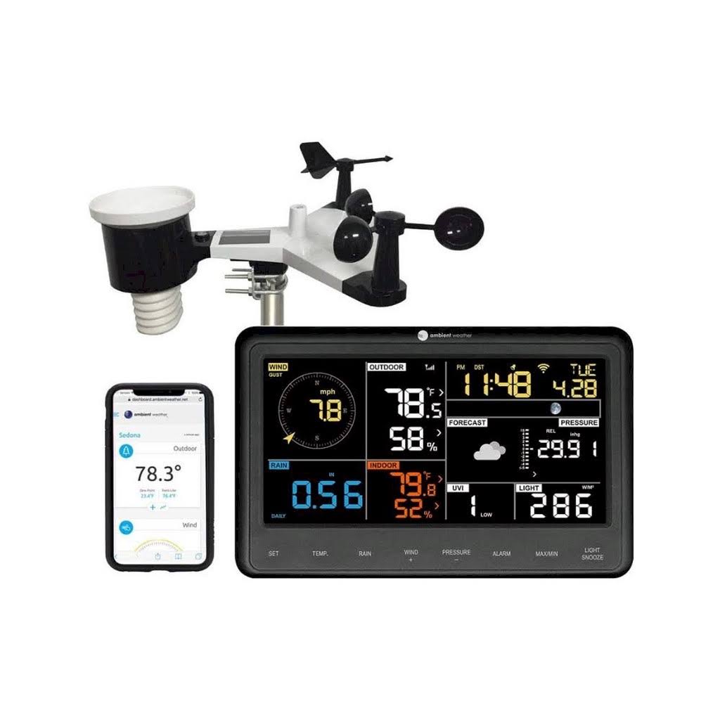 Ambient Weather WS-2902A Smart Weather Station with WiFi Remote