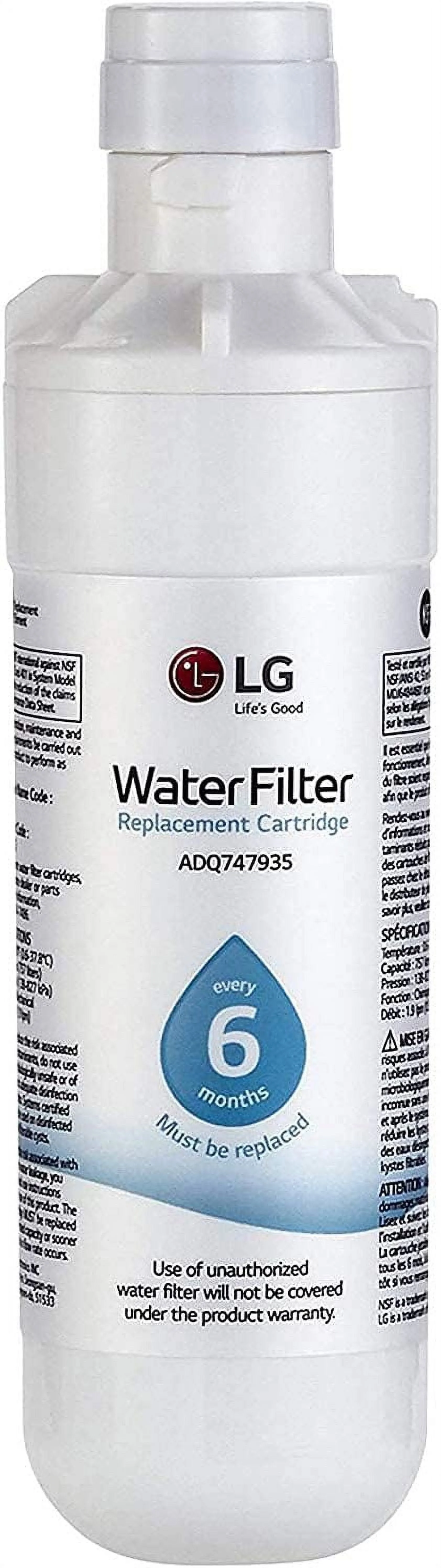 LG LT1000P Replacement Refrigerator Water Filter,Fit for LG LT1000P 469980 46-9980 ADQ747935 GF-D706BSL Fresh Water Filter 1Pcs