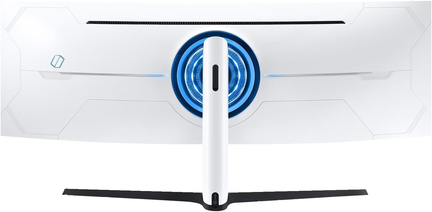 Samsung Odyssey G9 49-inch Curved 1440P Dual QHD 240Hz 1ms QLED Gaming Monitor with DisplayPort, HDMI, USB Hub - Desk Mount Monitor Stand (C49G97TSSN), black