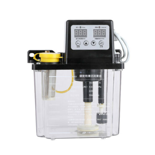 SHANNA 110V Automatic Electric Lubrication Oil Pump CNC Pump Dual Digital Display 2L