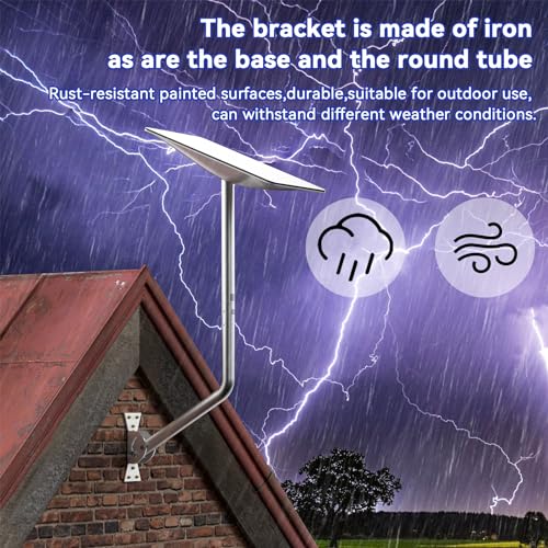 Gen 3 Mount for Starlink, 26 Inch Wall Mount/Roof Mount Compatible with V3 Starlink Standard Dish, Adjustable Mounting Kit for Starlink Internet Kit Satellite 【Include Gen 3 Pipe Adapter for Starlink】