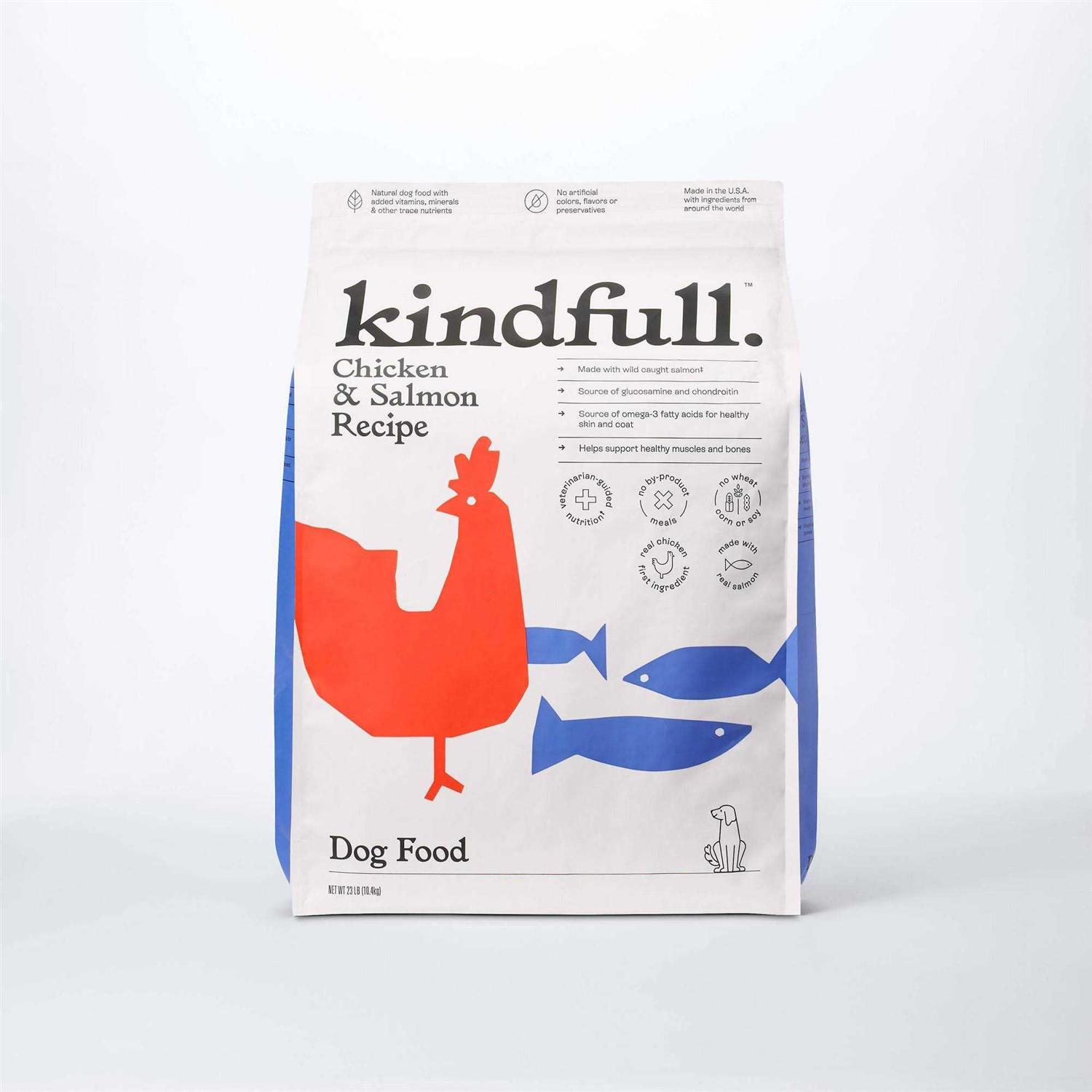 Kindfull Chicken and Salmon Recipe Dry Dog Food - Pet Supplies online store