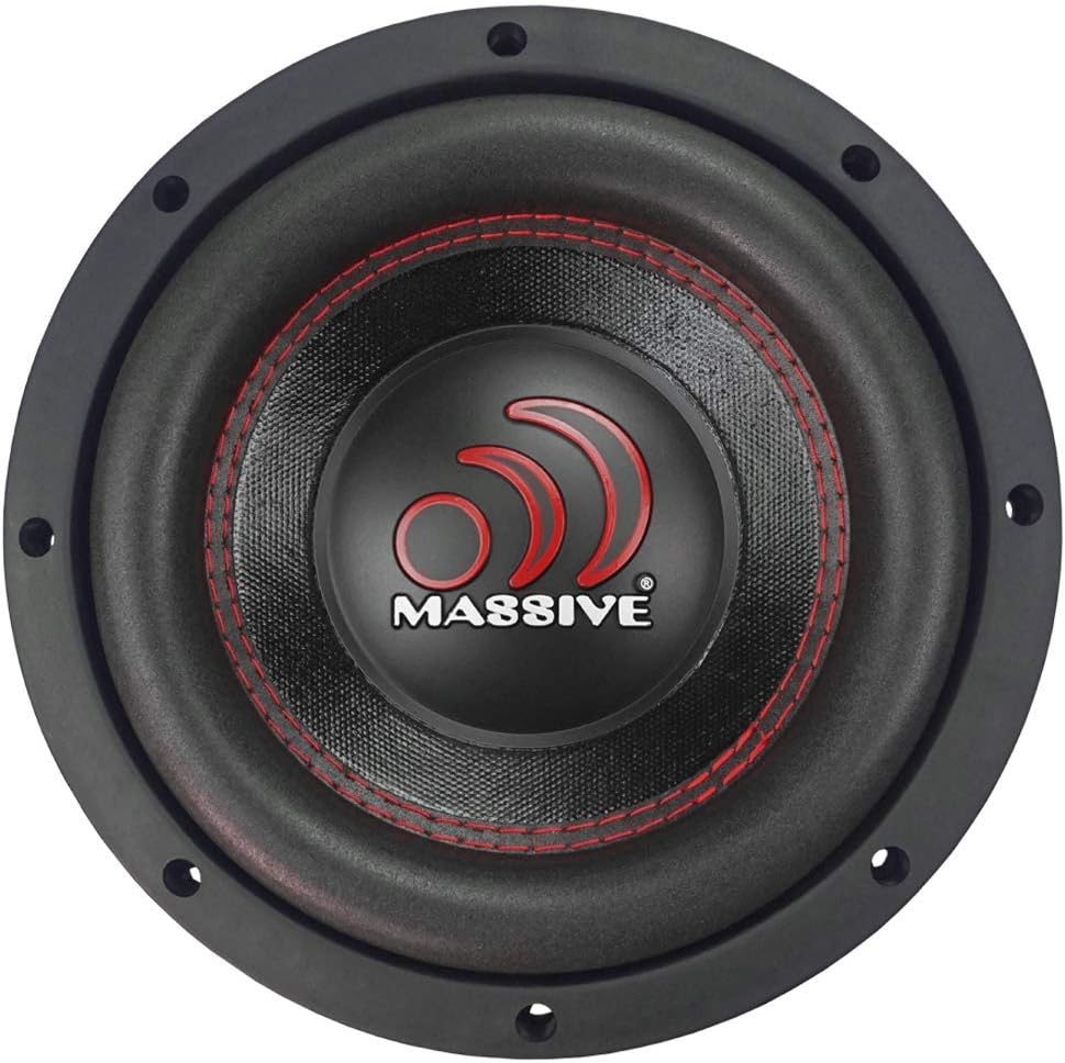 Massive Audio GTX84 – 8 Inch Car Audio Subwoofer, High Performance Subwoofer for Cars, Trucks, Jeeps - 8