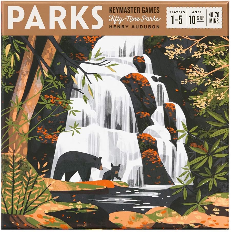 PARKS Board Game - a Family and Strategy game about National Parks by Keymaster Pack of 2