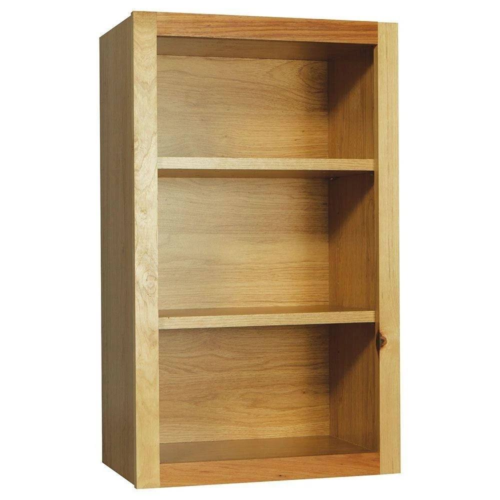 Hampton Bay Hampton Assembled 18x30x12 in. Wall Flex Kitchen Cabinet with Shelves and Dividers in Natural Hickory
