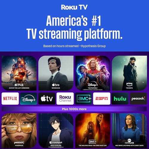 Westinghouse Roku TV - 43 Inch Smart TV, 4K UHD QLED Television w/HDR 10+, Dolby Vision, Wi-Fi & Mobile App Connectivity, Flat Screen Compatible w/Apple HomeKit, Alexa, & Google Assistant