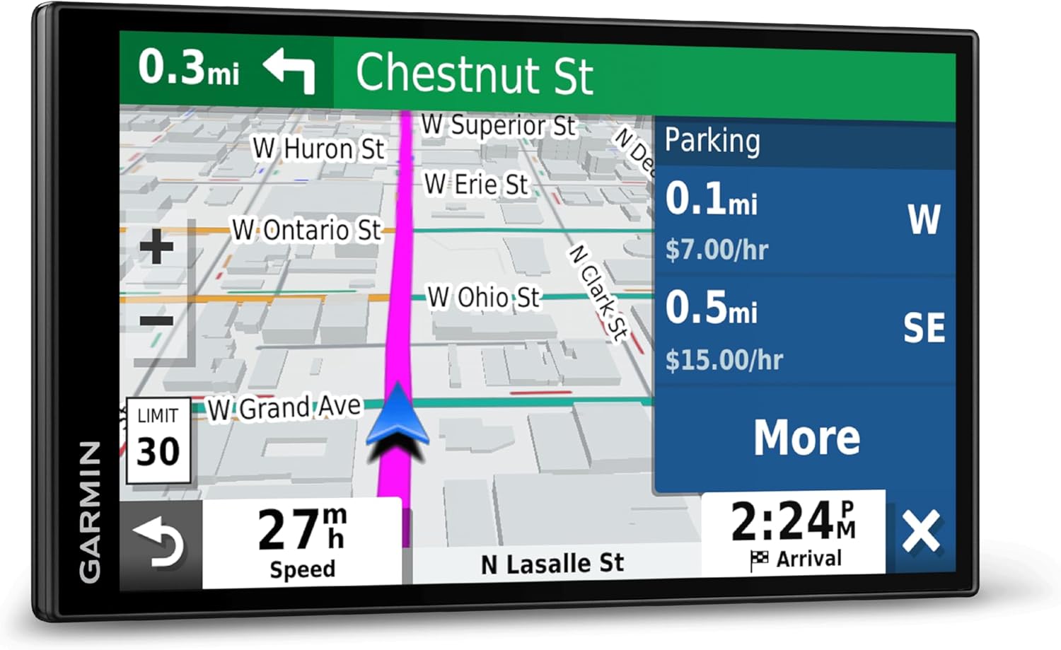 Garmin DriveSmart 71 EX with Traffic, 7-inch Car GPS Navigator with Bright, Crisp High-resolution Maps and Garmin Voice Assist