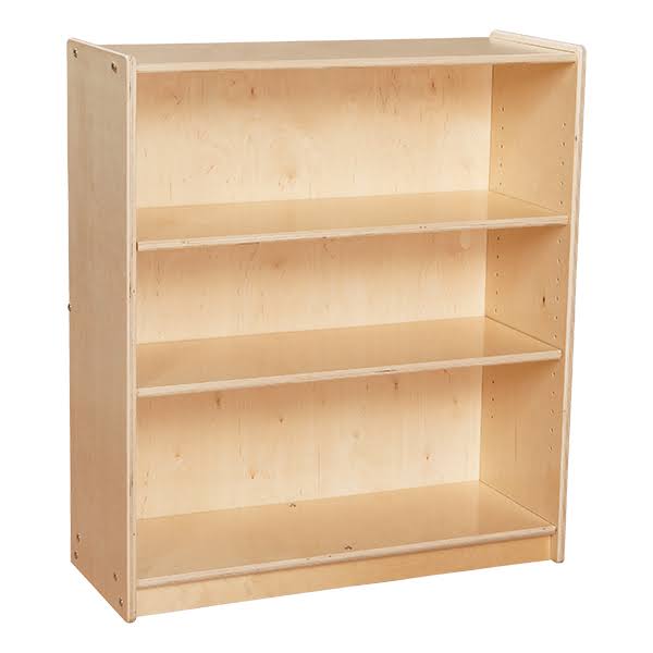 Wooden Bookcase w/ Three Shelves (30 inch W x 12 inch D x 34 inch H)