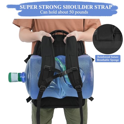 Large Travel Backpack, 40L Carry on Backpack flight Approved, Waterproof Personal Item Size Travel Bag for College, Business, Hiking, Work, Beige