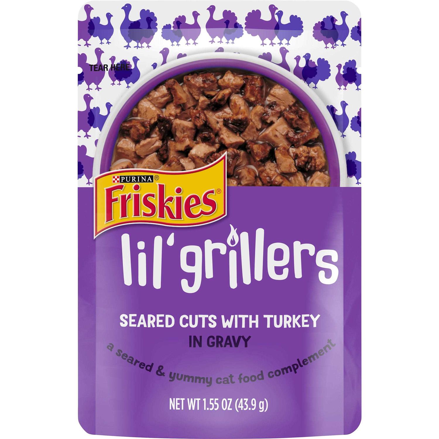 Friskies Lil Grillers Seared Cuts Gravy Wet Cat Food - Pet Supplies online store