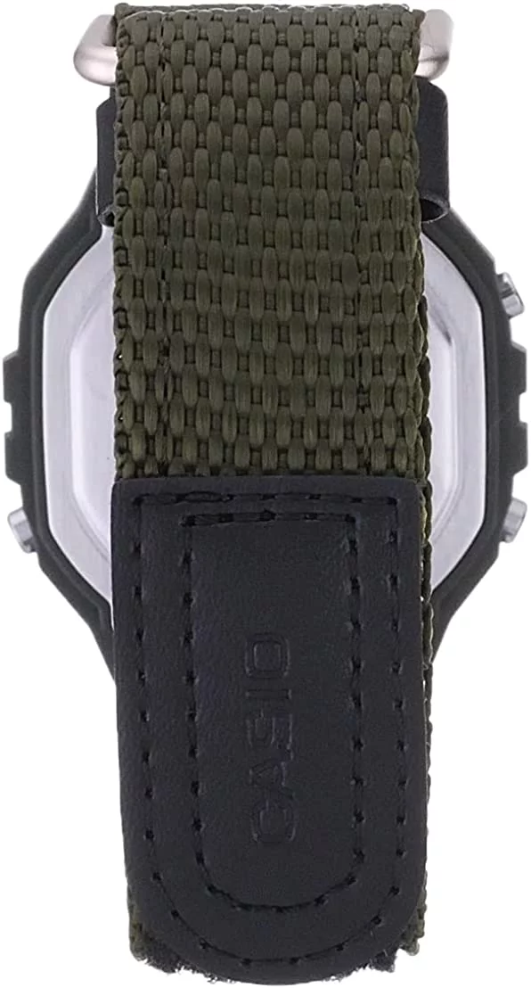 Casio Men's Classic Digital Quartz Green Resin/Nylon Watch W218HB-3AV