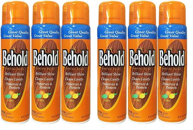 Behold Furniture Polish, Citrus, 12.5 Oz (Pack of 3)
