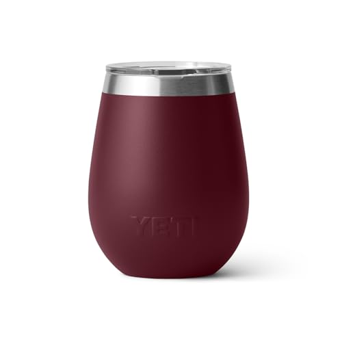 YETI Rambler 10 oz Wine Tumbler, Vacuum Insulated, Stainless Steel with MagSlider Lid, Navy