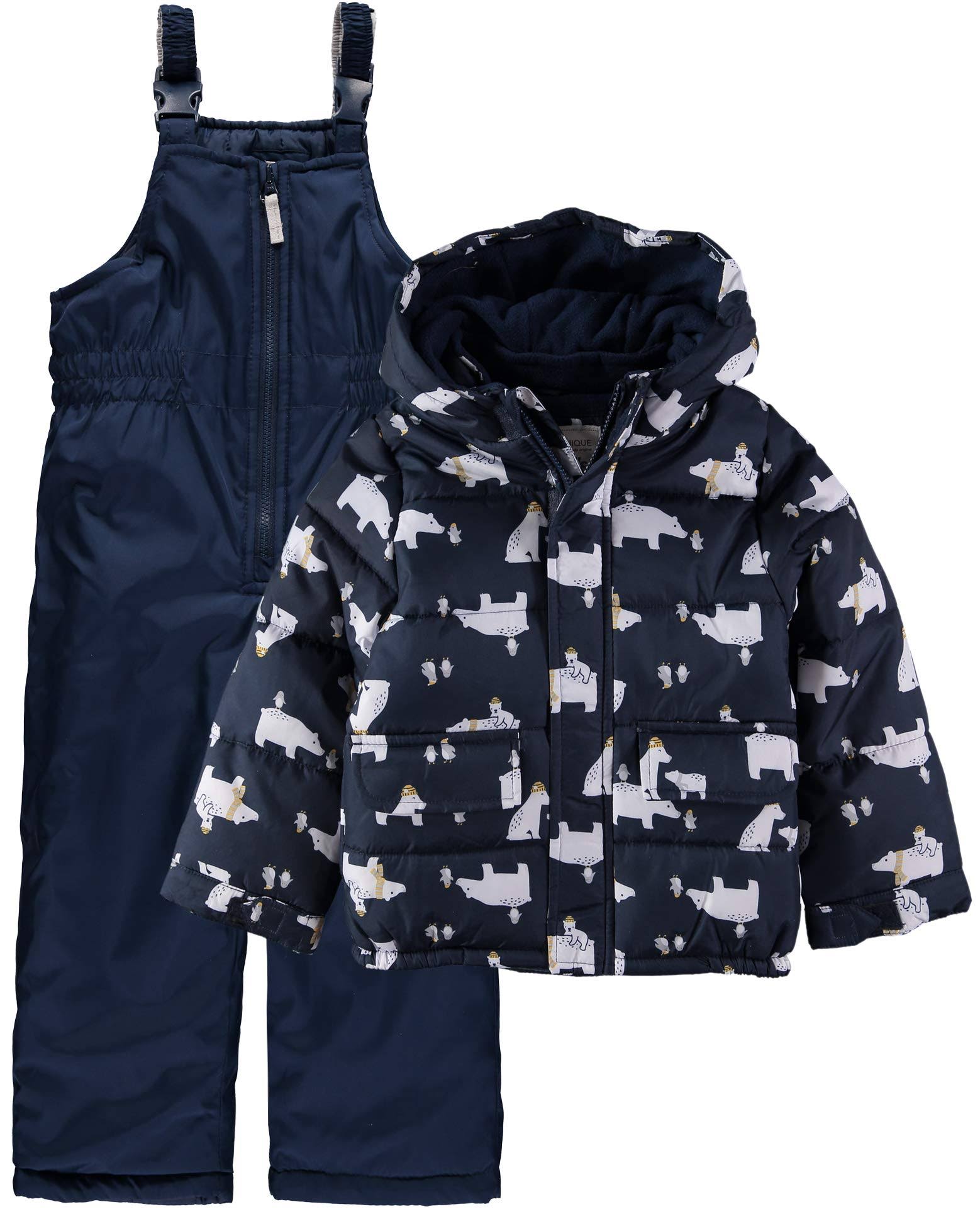 Carters Boys 4-7 2-Piece Snowsuit 4 / Navy