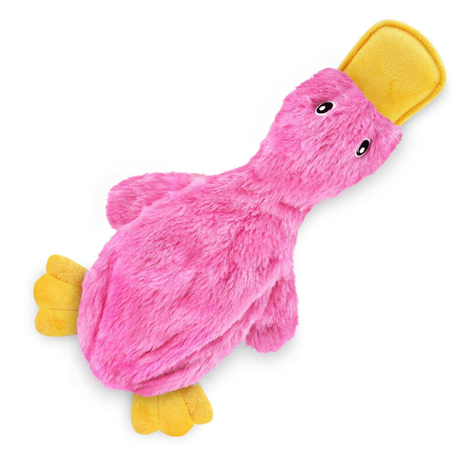 Best Pet Supplies Crinkle Dog Toy for Small, Medium, and Large Breeds, Cute No Stuffing Duck with Soft Squeaker, Fun for Indoor Puppies and Senior - Pet Supplies online store