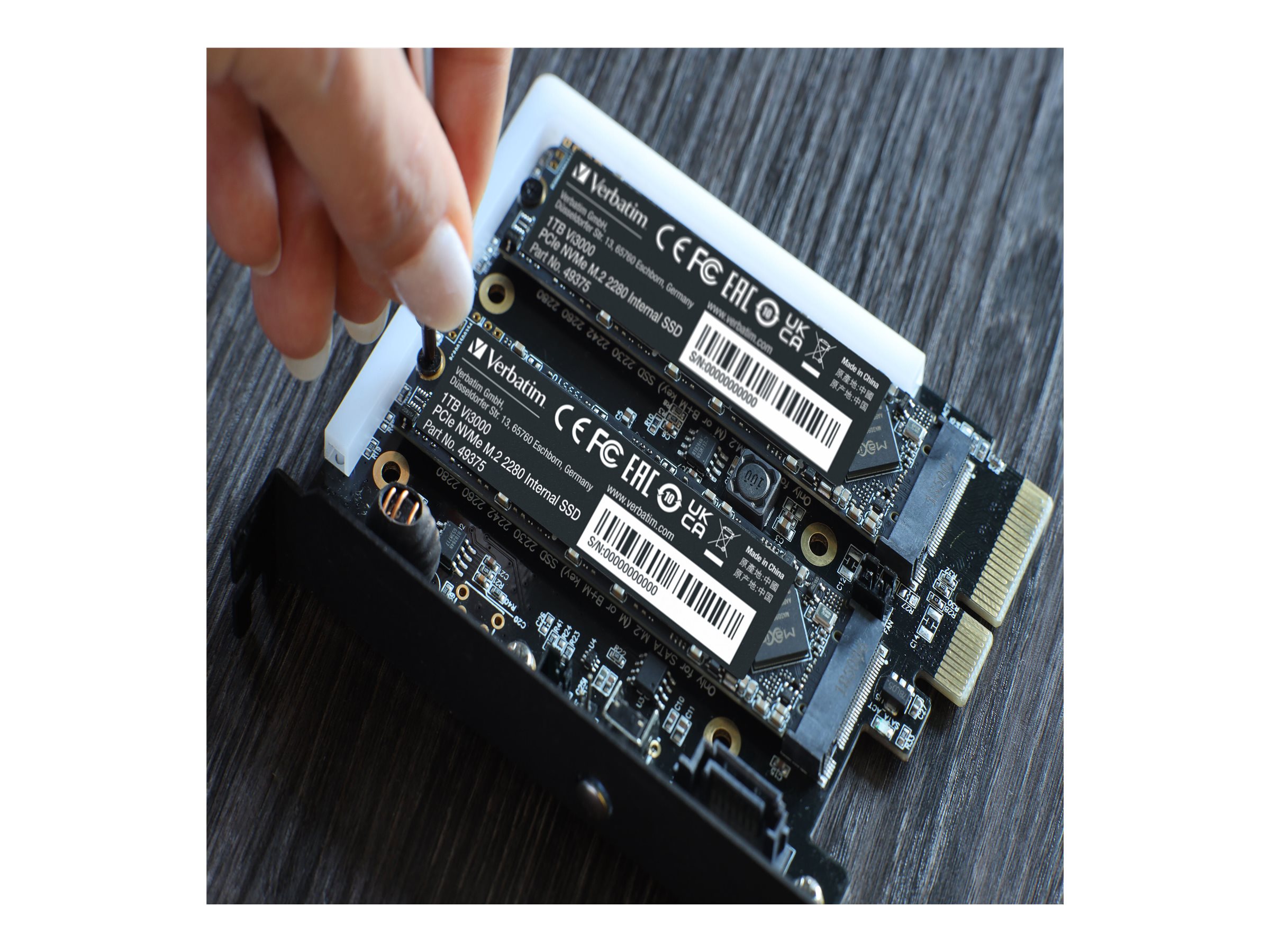 Verbatim Vi3000 1 TB Solid State Drive, M.2 2280 Internal, PCI Express NVMe (PCI Express NVMe x4)