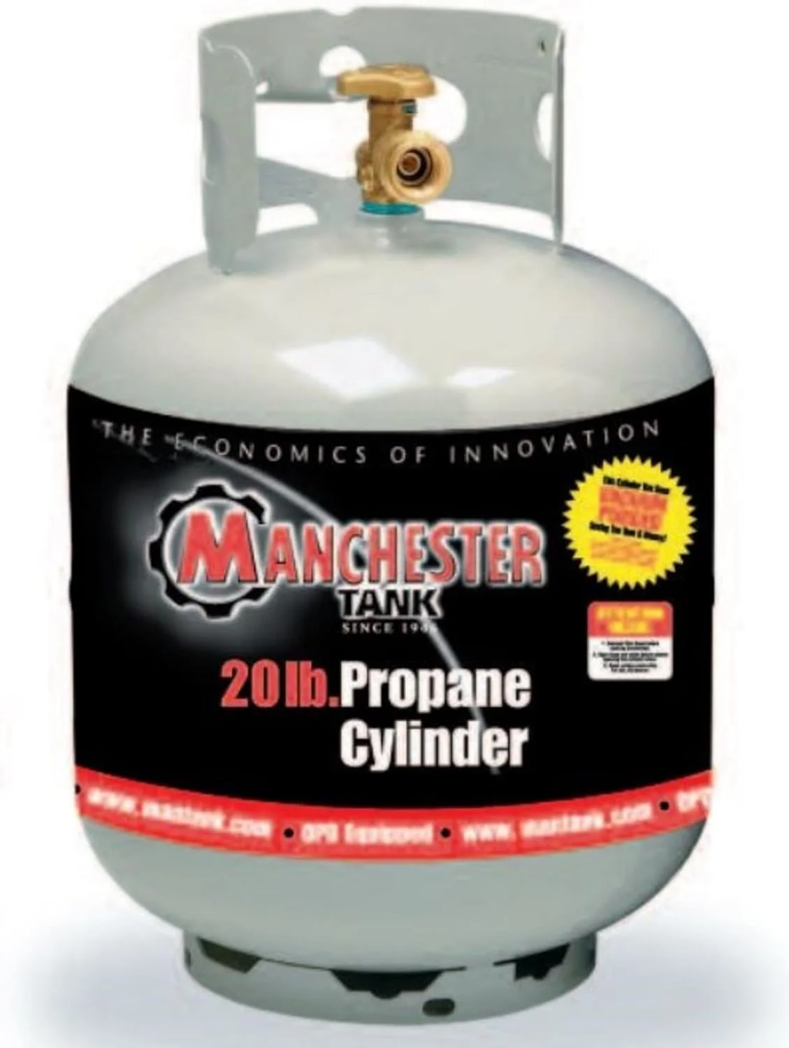 Manchester Tank 20 lb. Propane Cylinder (10504.17) - Curated Treasures Market