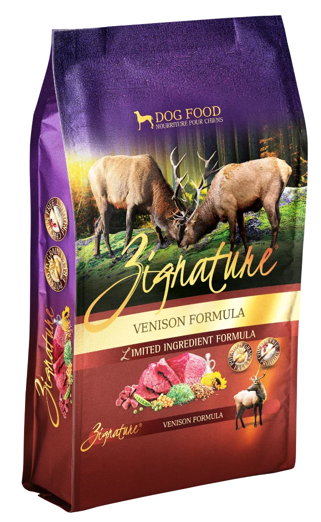 Zignature Venison Formula Dry Dog Food, 13.5 Lb