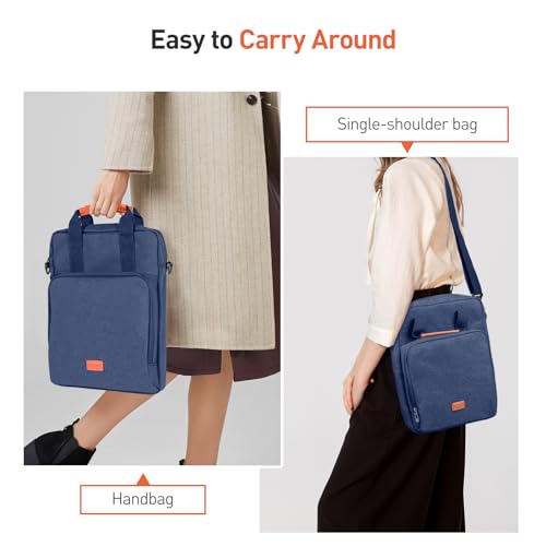 DTTO 9-11 Inch Tablet Sleeve Bag with Shoulder Strap, Double Handle Case Fits iPad Air/Pro 11 inch 2024, iPad 10th Gen 10.9