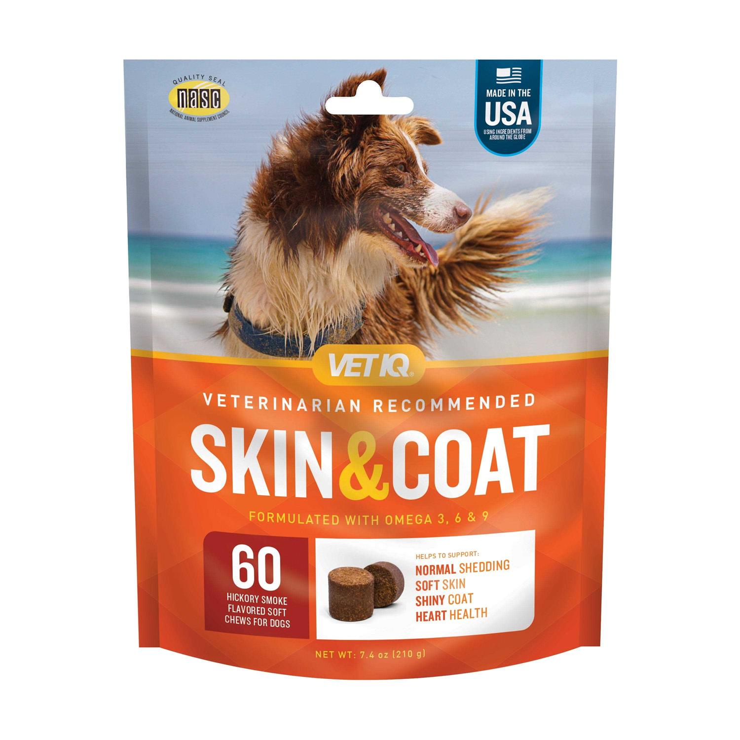 VetIQ Skin & Coat Soft Chews - Pet Supplies online store